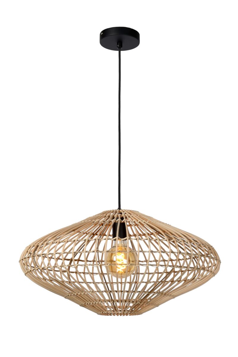 Lucide MAGALI - Pendant light - Ø 56 cm - 1xE27 - Natural