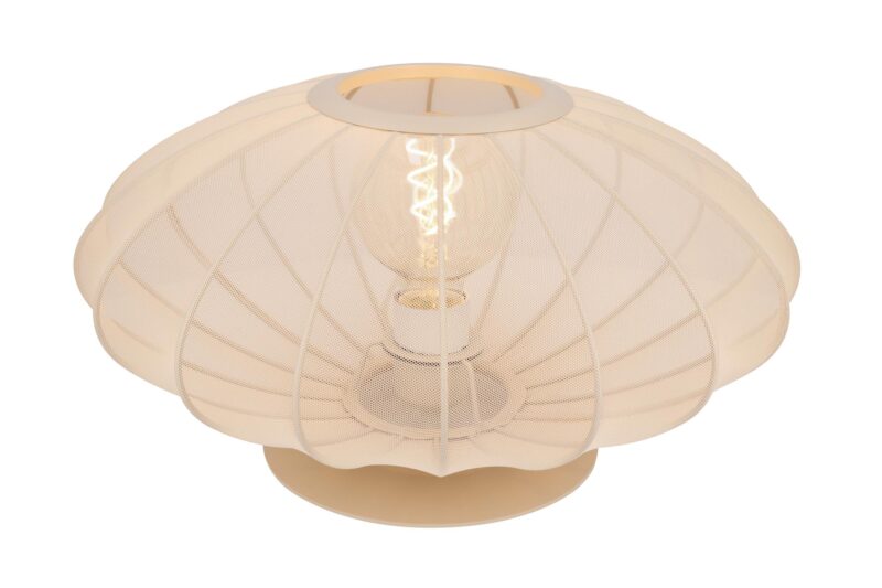 Lucide CORINA - Table lamp - Ø 40 cm - 1xE27 - Cream