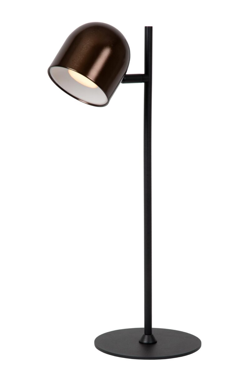 Lucide SKANSKA RECH - Rechargeable Floor reading lamp Indoor/Outdoor - Battery pack - LED Dim. - CCT - 1x3W 3000K/6000K - IP44 - Coffee