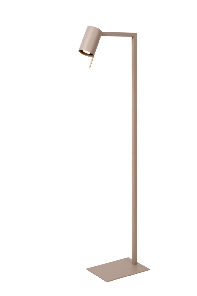 Lucide LESLEY - Floor reading lamp - 1xGU10 - Taupe