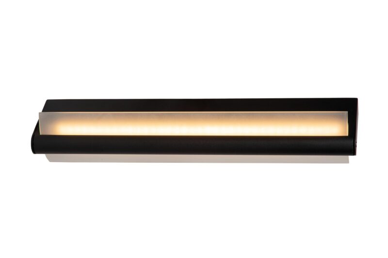 Lucide WANDA - Wall light Bathroom - LED - 1x15W 3000K - IP44 - Black