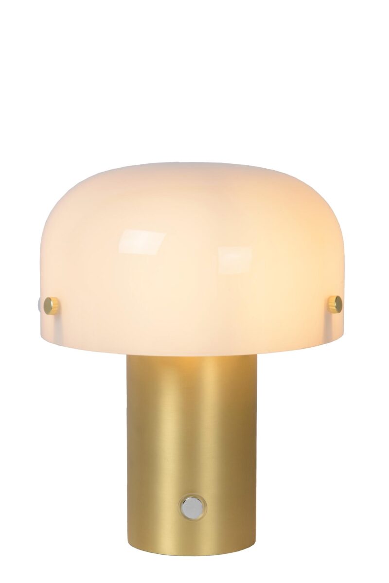 Lucide TIMON - Table lamp - 1xE14 - Matt Gold / Brass