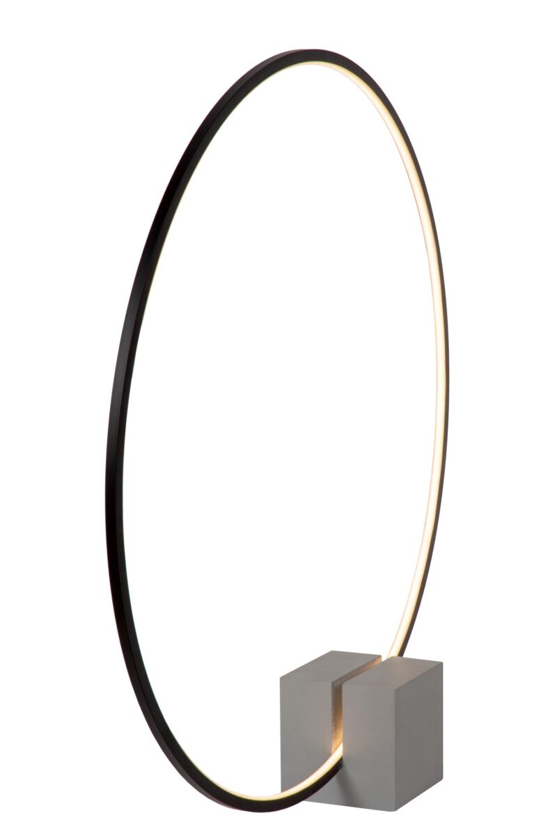 Lucide CIRKELIS - Table lamp - Ø 83 cm - LED Dim. - 1x24W 3000K - Black