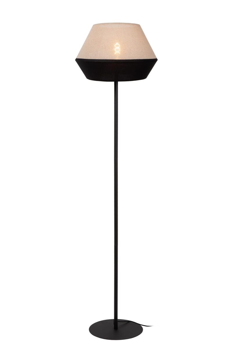 Lucide KALA - Floor lamp - Ø 40 cm - 1xE27 - Taupe