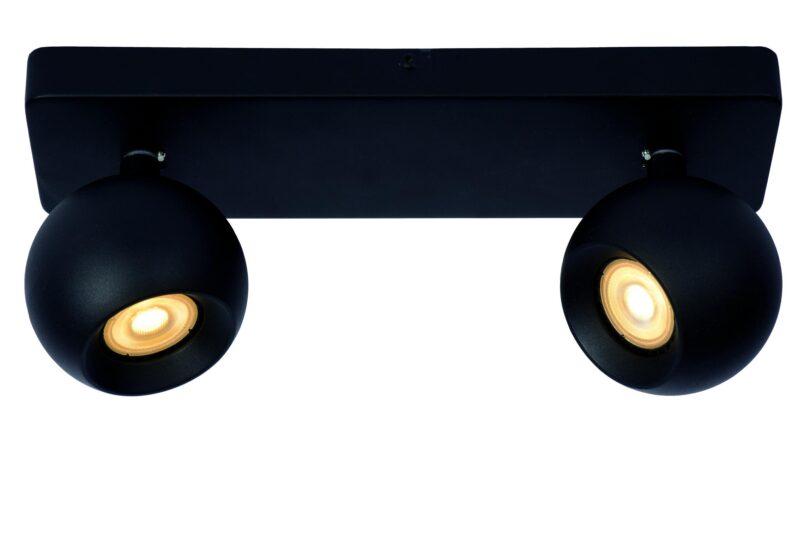 Lucide FAVORI - Ceiling spotlight - 2xGU10 - Black