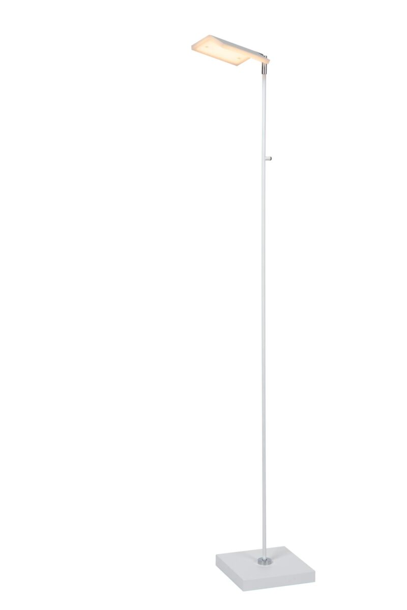 Lucide AARON - Floor reading lamp - LED Dim. - CCT - 1x12W 2700K/4000K - White