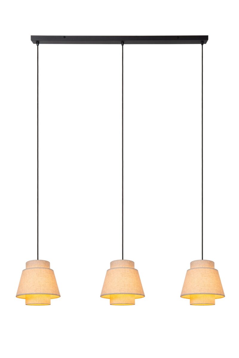 Lucide TRIBUTE - Pendant light - 3xE27 - Cream