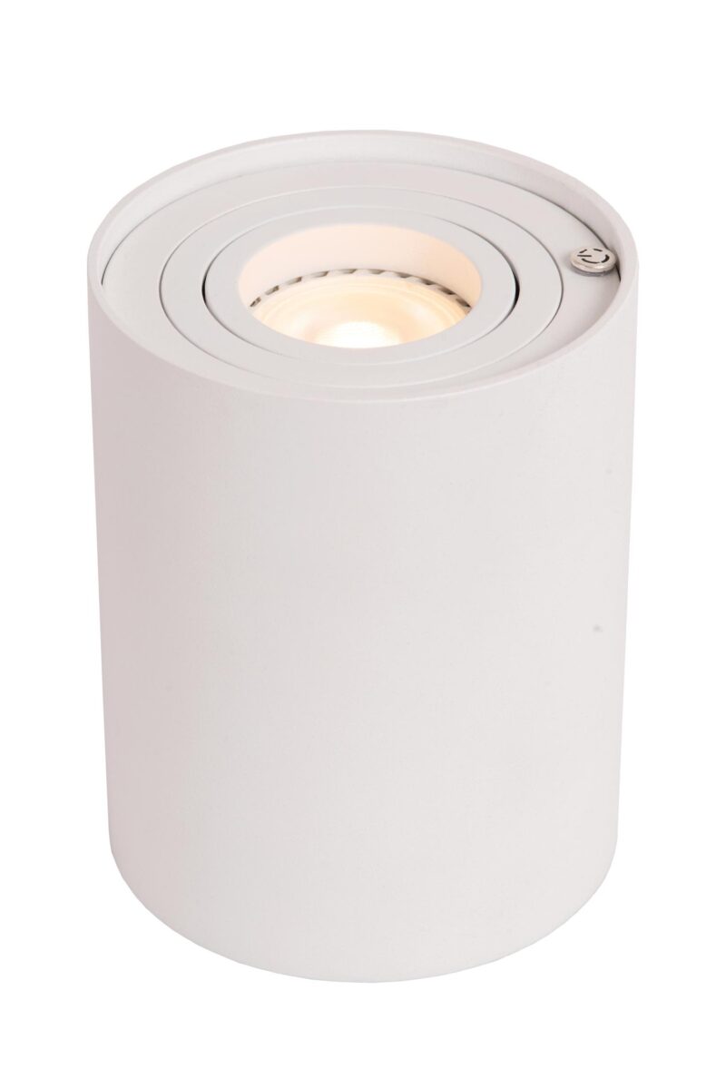 Lucide TUBE - Table lamp - Ø 9,6 cm- LED 3 StepDim - GU10 - 1x5W 2600K/2800K - White