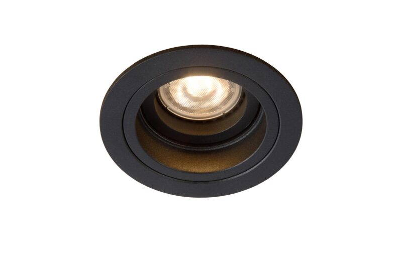 Lucide EMBED - Recessed spotlight - Ø 9,1 cm - 1xGU10 - Black