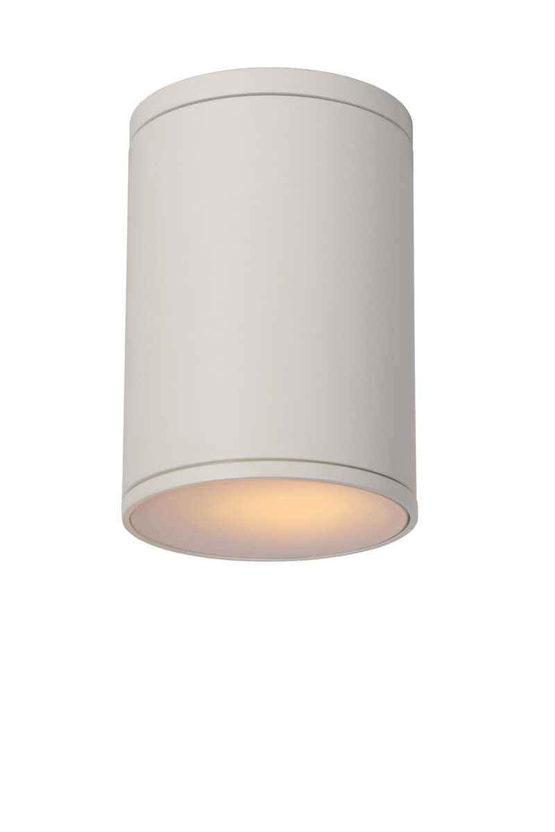 Lucide TUBIX - Ceiling spotlight Indoor/Outdoor - Ø 10,8 cm - 1xE27 - IP54 - White