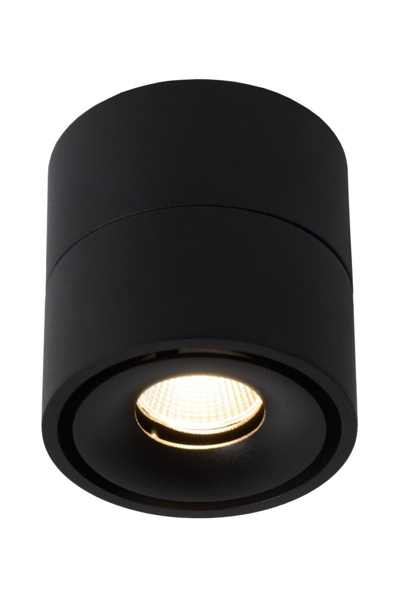 Lucide YUMIKO - Ceiling spotlight - Ø 7,8 cm - LED Dim. - 1x10W 2700K - Black