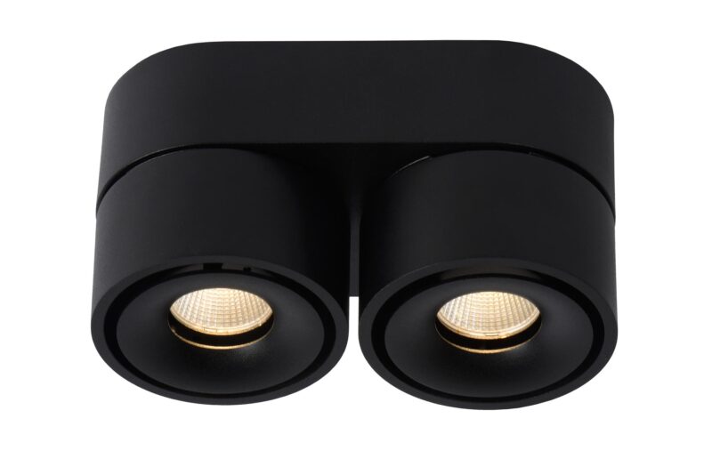 Lucide YUMIKO - Ceiling spotlight - LED Dim. - 2x10W 2700K - Black