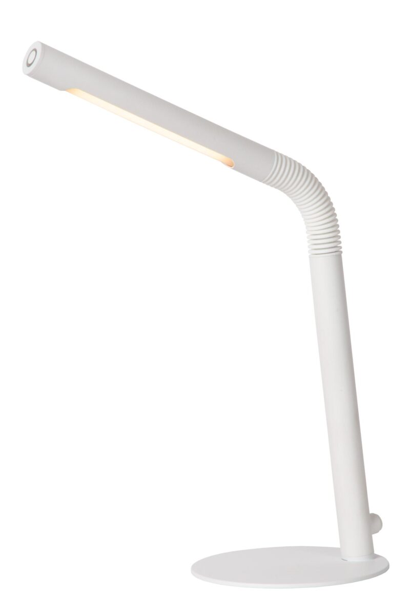 Lucide GILLY - Rechargeable Desk lamp - Battery pack - LED Dim. - 1x3W 2700K - White