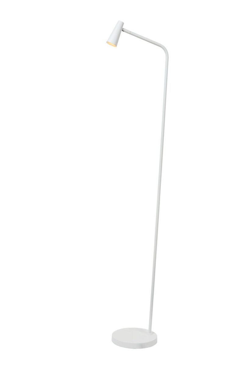 Lucide STIRLING - Rechargeable Floor lamp - Battery pack- LED 3 StepDim - 1x3W 2700K - White