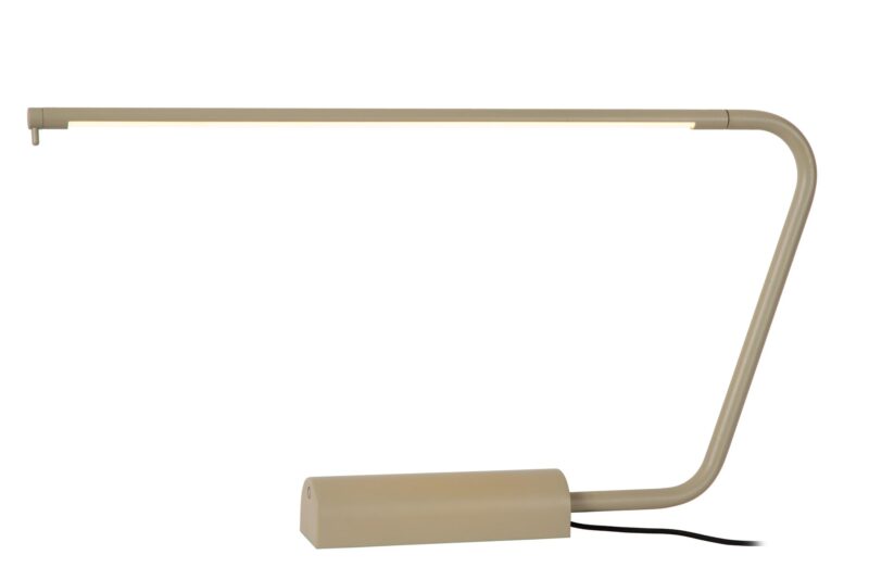 Lucide MADISON - Desk lamp - LED Dim to warm - 1x6,5W 2600K/2800K - Taupe
