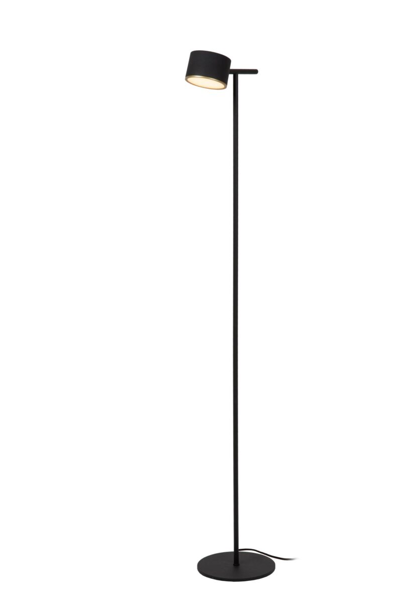 Lucide GIAN - Floor lamp - LED Dim. - 1x9W 2700K - Black