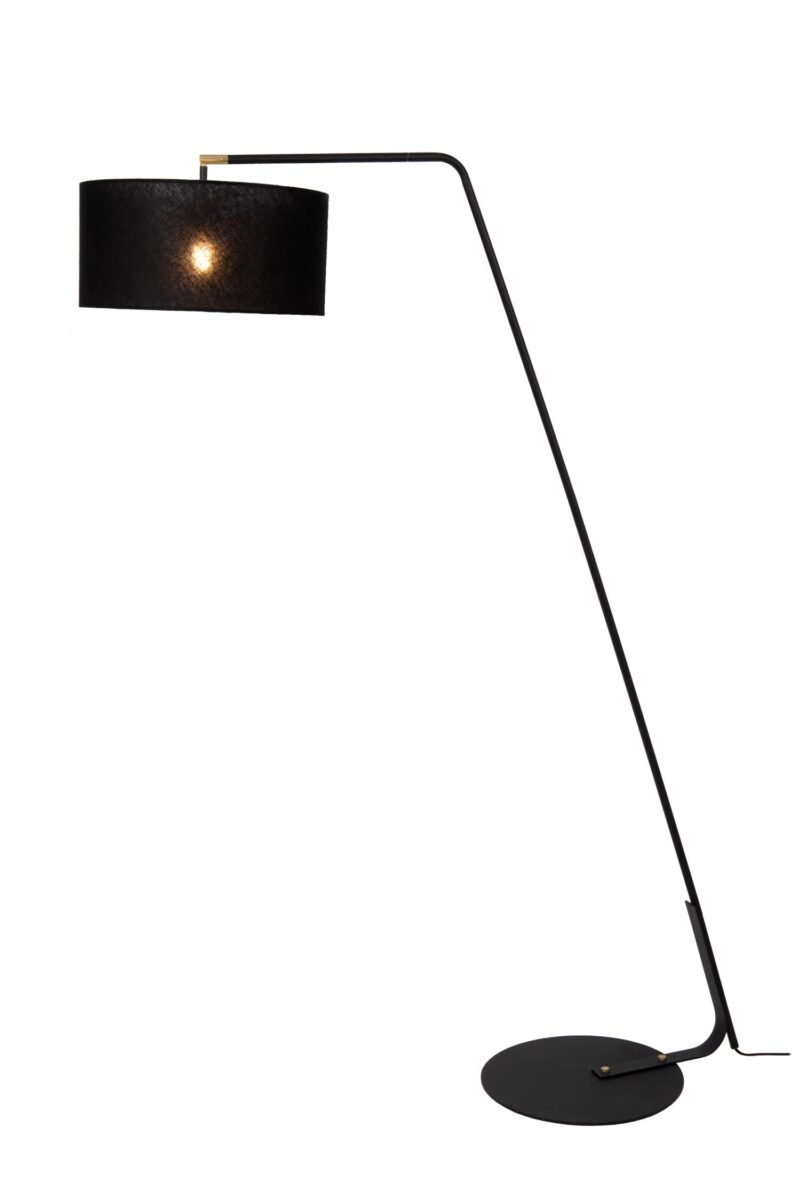 Lucide KELSO - Floor lamp - 1xE27 - Black