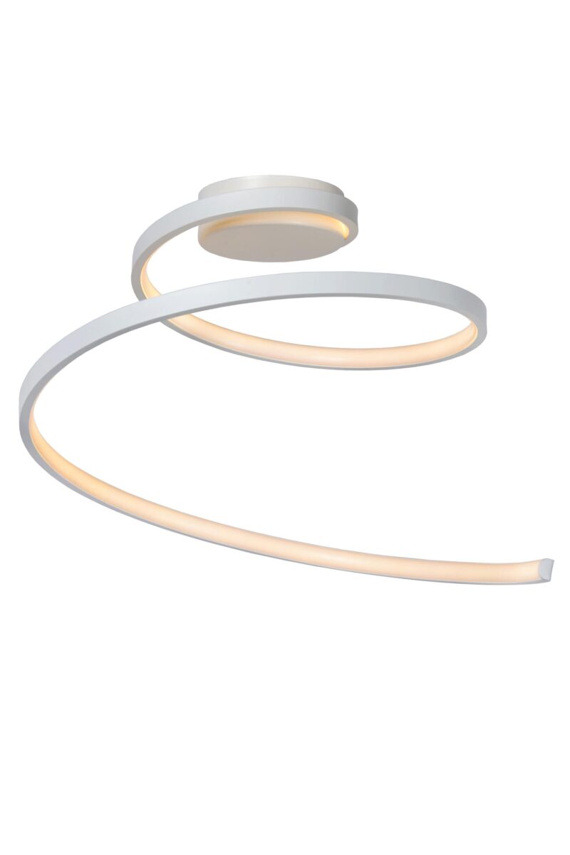 Lucide MAXENCE - Flush ceiling light - Ø 46 cm- LED 3 StepDim - 1x24W 3000K - White