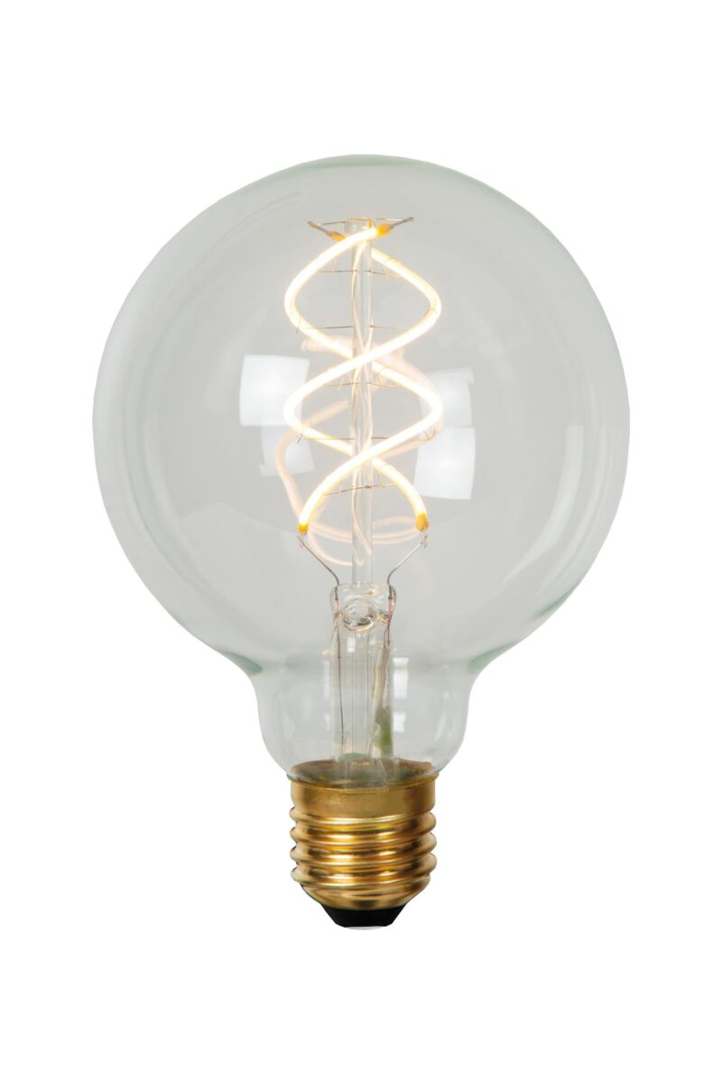 Lucide G95 - Filament bulb - Ø 9,5 cm - LED Dim. - E27 - 1x4,9W 2700K - Transparant