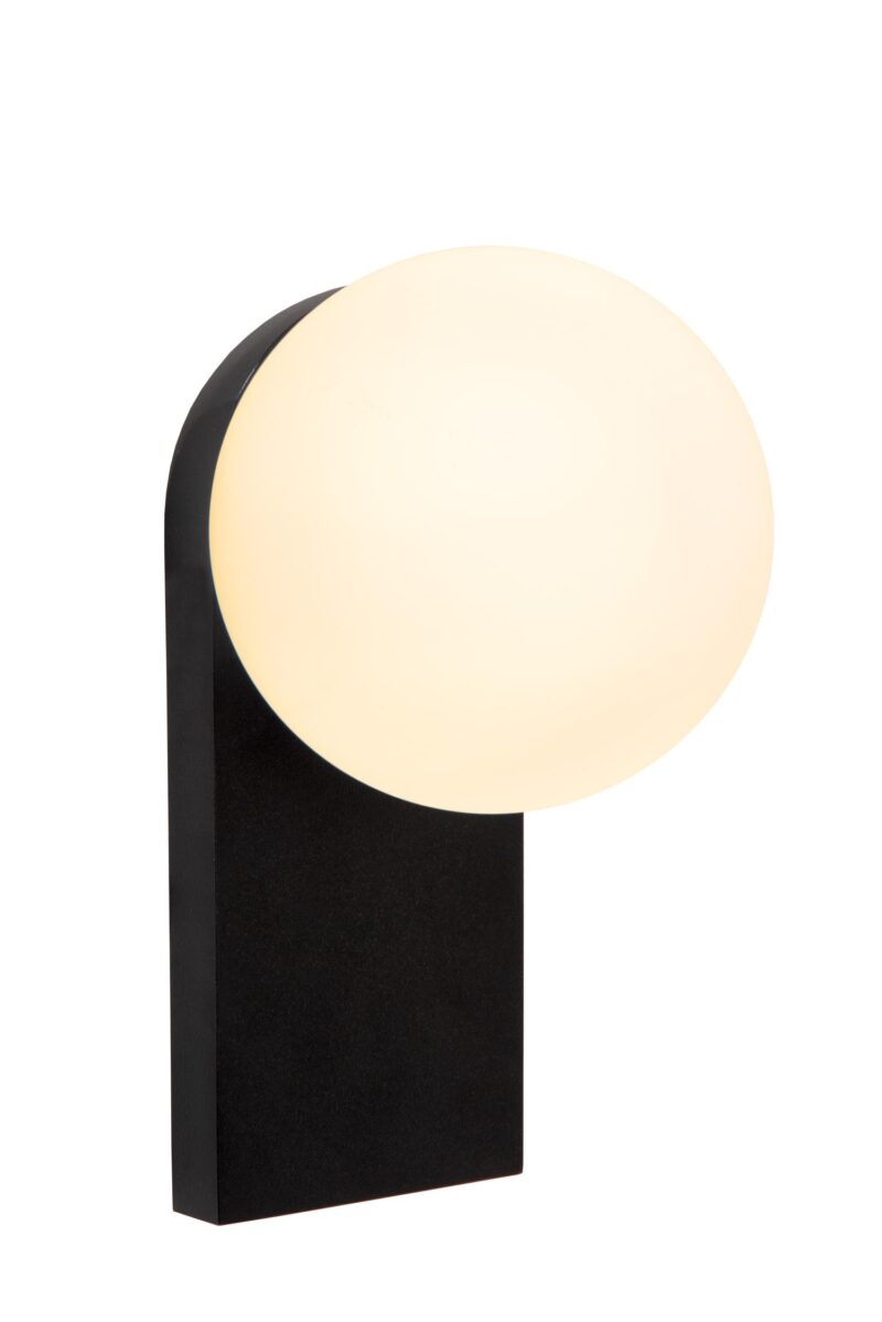 Lucide TASSA - Wall light Bathroom - LED Dim to warm - 1x10W 1800K/3000K - Black