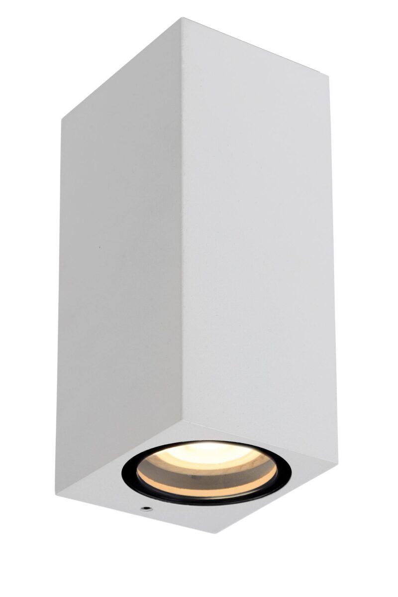 Lucide ZARO - Wall spotlight / Wall light Indoor/Outdoor - 2xGU10 - IP44 - White