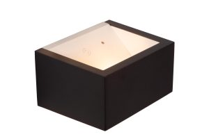 Lucide BRIDA - Rechargeable Wall light Indoor/Outdoor - Battery pack - LED Dim. - 1x3,7W 2700K - IP54 - Motion Sensor - Black
