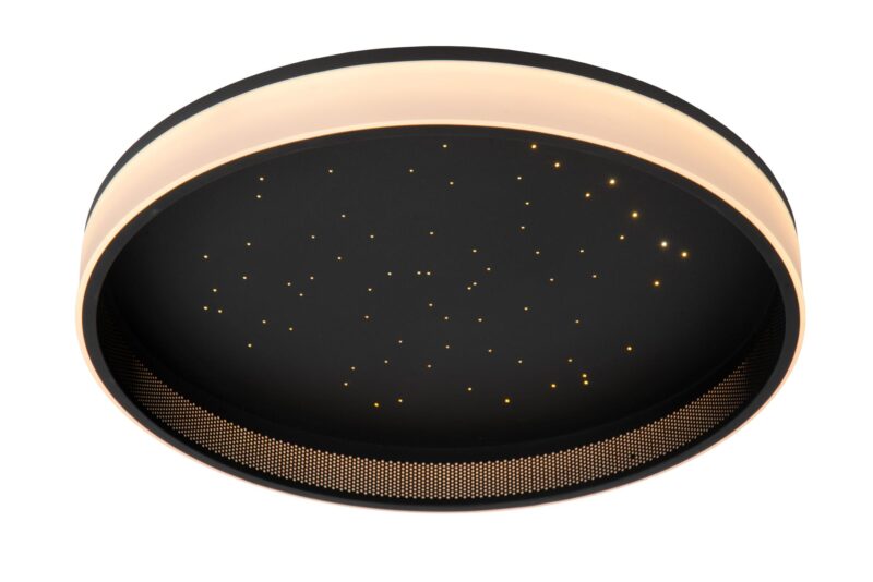 Lucide ESTREJA - Flush ceiling light - Ø 40 cm - LED Dim. - CCT - 2500K/3000K - Black