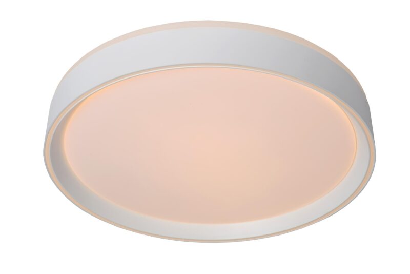 Lucide NURIA - Flush ceiling light - Ø 40 cm- LED 3 StepDim - 1x24W 2700K - White